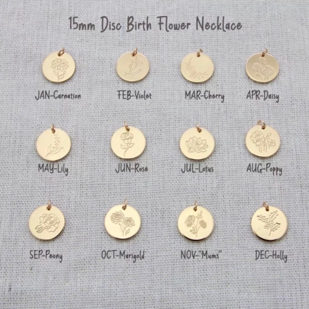 NEW May Lily of the Valley Birth Flower Necklace - Picture 8 of 14